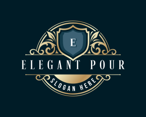 Elegant Crest Boutique logo design