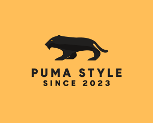 Puma - Wild Cat Panther logo design