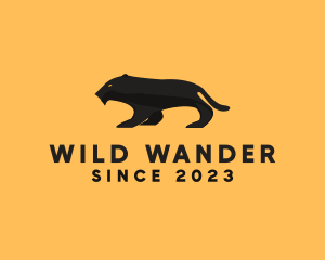 Wild Cat Panther logo design