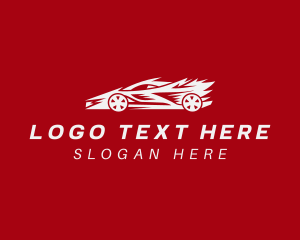 Drag Racing - Fast Automotive Race logo design