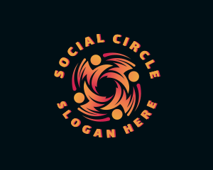 People - Crowdsourcing People Team logo design