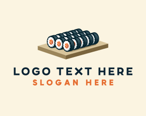 Dango - Sushi Roll Culinary logo design