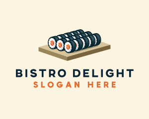 Sushi Roll Culinary logo design