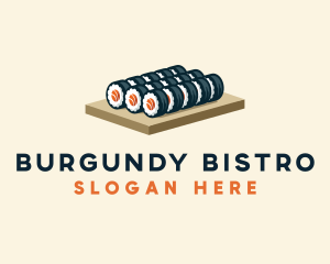 Sushi Roll Culinary logo design