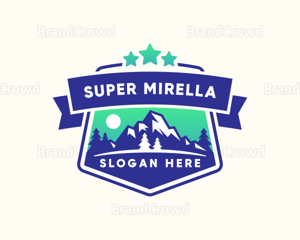 Forest Outdoor Mountain Logo