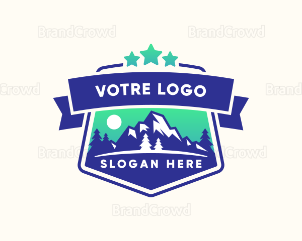 Forest Outdoor Mountain Logo