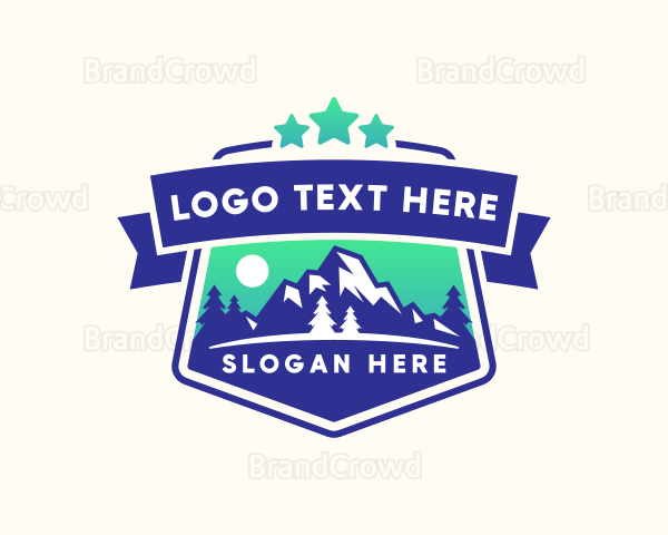 Forest Outdoor Mountain Logo