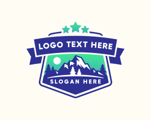 Travel - Forest Outdoor Mountain logo design