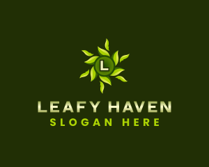 Leaves - Eco Leaves Wellness logo design