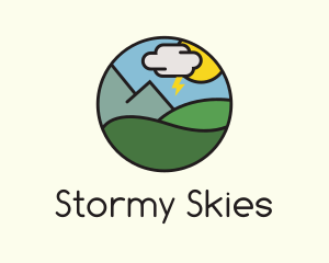 Weather - Country Weather Badge logo design