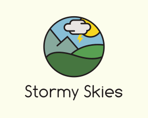 Country Weather Badge logo design