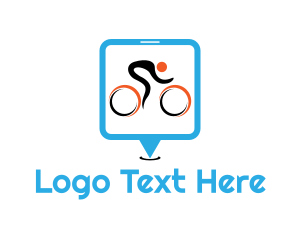 Racing - Bike Race Cyclist logo design