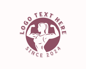 Fitness - Gym Woman Fitness logo design