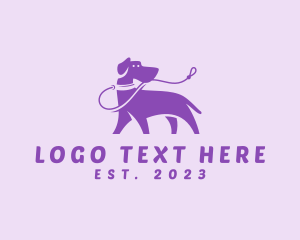 Dog - Dog Pet Leash logo design