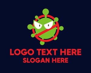 Toxic - Stop Coronavirus Virus logo design