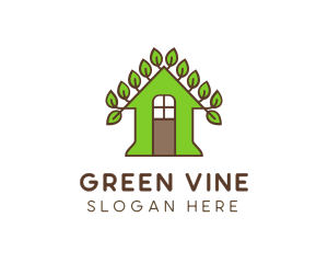 Vine Leaf House logo design