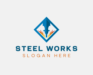 Ironwork Laser Engrave logo design