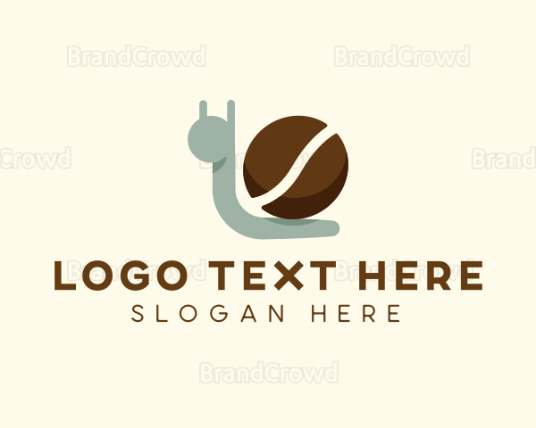 Snail Coffee Bean Logo