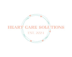 Fancy Heart Watermark logo design