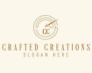 Sewing Needle Thread logo design