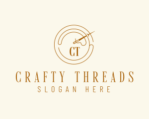 Sewing Needle Thread logo design