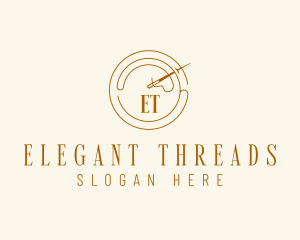 Sewing Needle Thread logo design