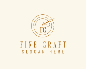 Sewing Needle Thread logo design