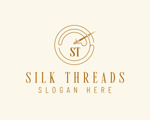 Sewing Needle Thread logo design
