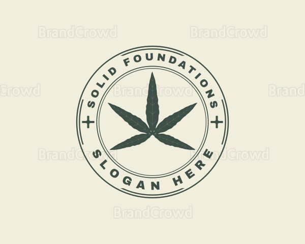 Marijuana Weed Leaf Logo