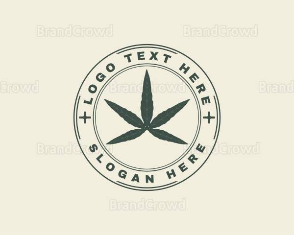 Marijuana Weed Leaf Logo