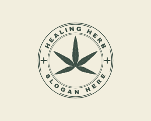 Medicinal - Marijuana Weed Leaf logo design