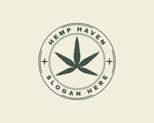 Marijuana Weed Leaf logo design