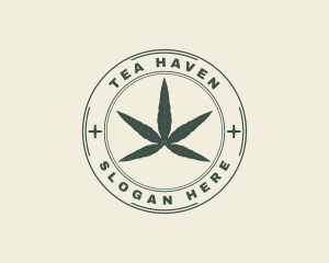 Marijuana Weed Leaf logo design