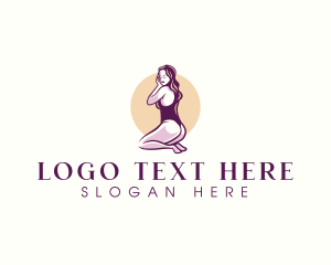 Hosiery - Woman Body Sexy logo design