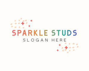 Simple Doodle Sparkles logo design