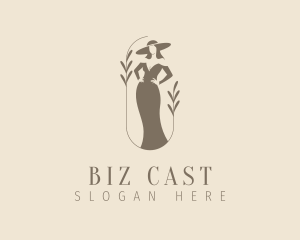 Dress - Fashion Woman Gown logo design