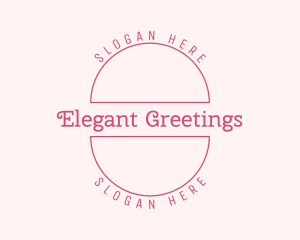 Elegant Pink Boutique logo design