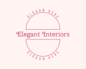 Elegant Pink Boutique logo design