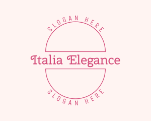 Elegant Pink Boutique logo design