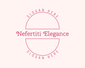 Elegant Pink Boutique logo design