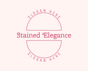 Elegant Pink Boutique logo design