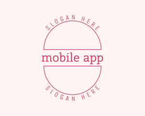 Badge - Elegant Pink Boutique logo design