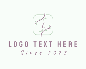 Badge - Nature Plant Branches logo design