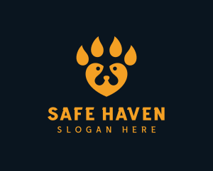 Paw Animal Shelter logo design