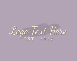 Accessory - Beauty Pastel Wordmark logo design