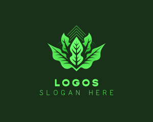 Plant Leaf Gardening Logo