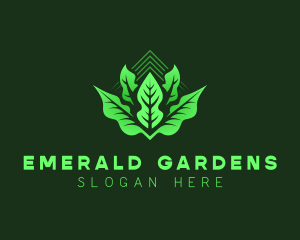 Plant Leaf Gardening logo design