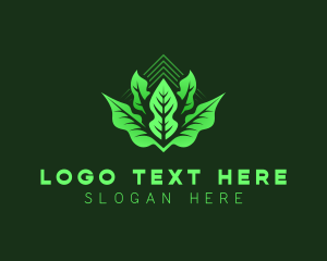 Eco - Plant Leaf Gardening logo design
