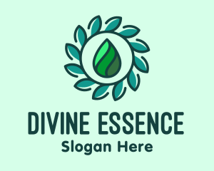 Herbal Essence Droplet logo design