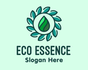 Herbal Essence Droplet logo design